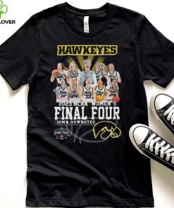 Iowa hawkeyes 2023 ncaa womens final four final four signatures hoodie, sweater, longsleeve, shirt v-neck, t-shirt