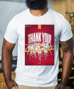 Iowa hawkeyes the biggest thank you the best fans in the nation poster shirt