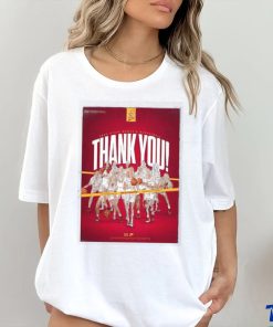 Iowa hawkeyes the biggest thank you the best fans in the nation poster shirt