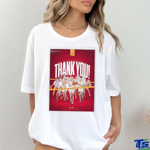 Iowa hawkeyes the biggest thank you the best fans in the nation poster shirt
