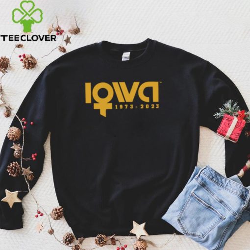 Iowa hawkeyes women’s athletics 50 years 2023 hoodie, sweater, longsleeve, shirt v-neck, t-shirt