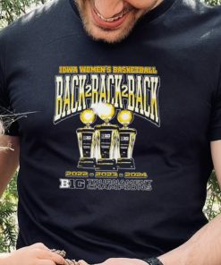 Iowa women’s basketball back 2 back 2 back 2022 2023 2024 Big Ten Tournament Champions logo shirt 5 Iowa women’s basketball back 2 back 2 back 2022 2023 2024 Big Ten Tournament Champions logo shirt