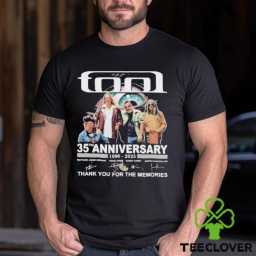 Tool Band 35th Anniversary 1990 – 2025 Thank You For The Memories T Shirt