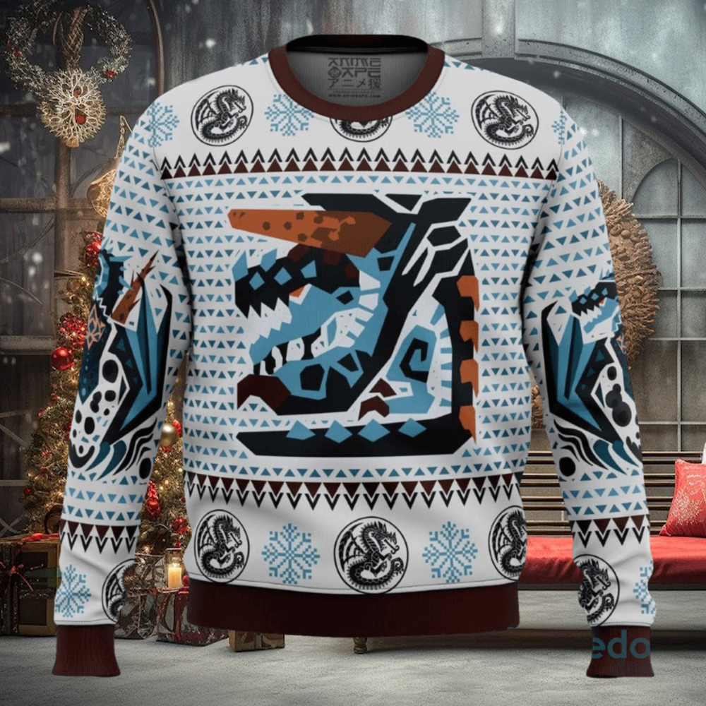 Gogmazios Monster Hunter Casual Ugly Christmas Sweater Gogmazios Monster Hunter Casual Ugly Christmas Sweater