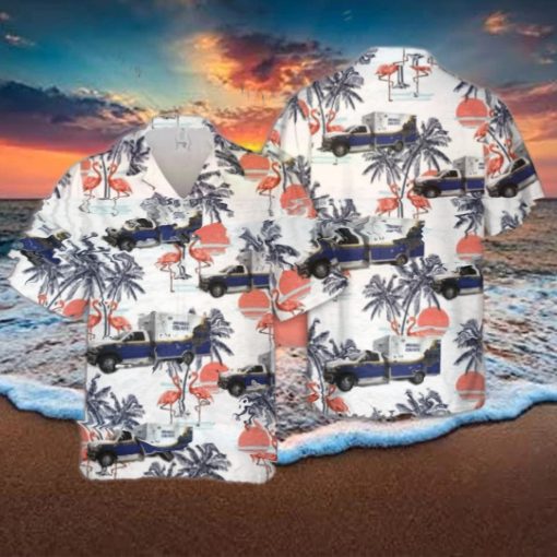 Iredell County North Carolina NC Emergency Medical Services Hawaiian Shirt Beach Shirt For Men Women