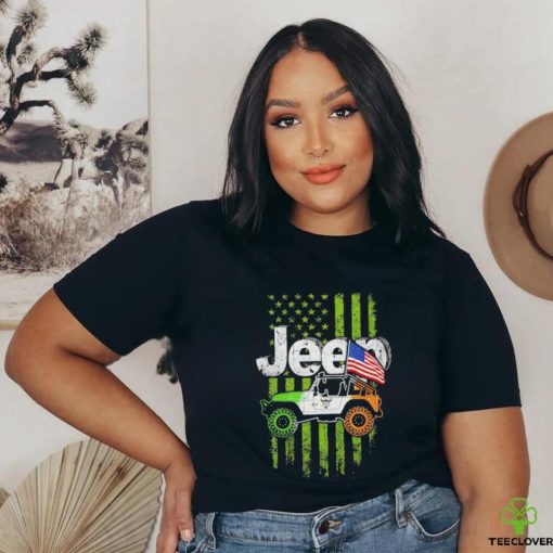 Ireland Car Jeep Flag American Shirt