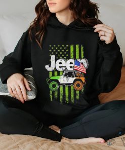 Ireland Car Jeep Flag American Shirt