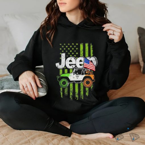 Ireland Car Jeep Flag American Shirt
