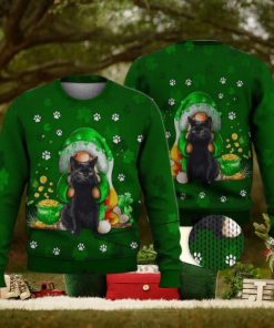 Irish And Meow Green 3D Full Print Ugly Sweater Christmas Gift Sweater