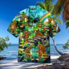 Vintage Aloha NCAA Alabama Crimson Tide Hawaiian Shirt Summer Beach Gift