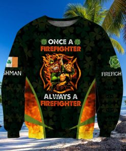 Irish Firefighter Ugly Christmas Sweater