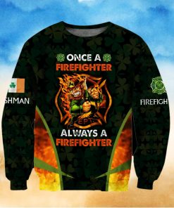 Irish Firefighter Ugly Christmas Sweater