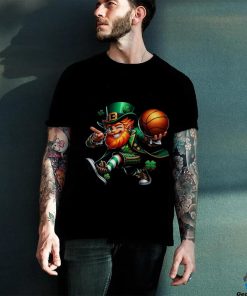 Irish Leprechaun Playing Basketball St Patricks Day T Shirt