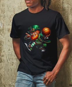 Irish Leprechaun Playing Basketball St Patricks Day T Shirt