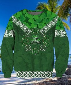 Irish Shamrock Ugly Christmas Wool Knitted Sweater