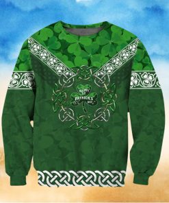 Irish Shamrock Ugly Christmas Wool Knitted Sweater