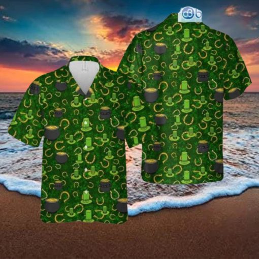 Irish St Patrick’s Day Tropical Beach Hawaiian Shirt New Fashion