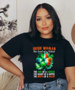 Irish woman the soul of a witch clover St Patrick’s day shirt