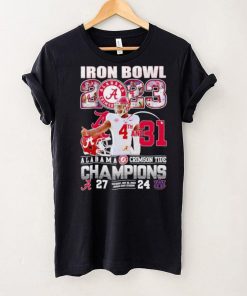 Iron Bowl 2023 4th and 31 Alabama Crimson Tide Champions 27 24 Auburn Tigers shirt