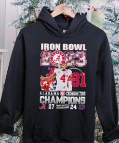 Iron Bowl 2023 4th and 31 Alabama Crimson Tide Champions 27 24 Auburn Tigers hoodie, sweater, longsleeve, shirt v-neck, t-shirt