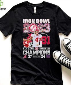 Iron Bowl 2023 4th and 31 Alabama Crimson Tide Champions 27 24 Auburn Tigers hoodie, sweater, longsleeve, shirt v-neck, t-shirt