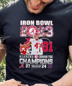 Iron Bowl 2023 4th and 31 Alabama Crimson Tide Champions 27 24 Auburn Tigers hoodie, sweater, longsleeve, shirt v-neck, t-shirt