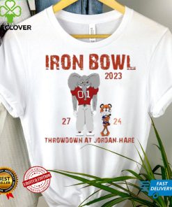 Iron Bowl 2023 Crimson Tiger 27 – 24 throwdown at jordan hare T hoodie, sweater, longsleeve, shirt v-neck, t-shirt