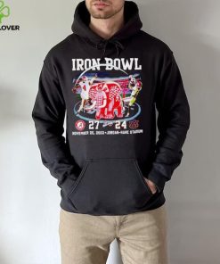 Iron Bowl Alabama 27 24 Auburn November 25 2023 hoodie, sweater, longsleeve, shirt v-neck, t-shirt