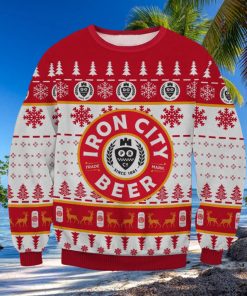 Iron City Beer Ugly Christmas Holiday Sweater