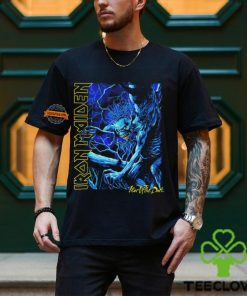 Iron Maiden Blue Monster Charcoal T Shirt