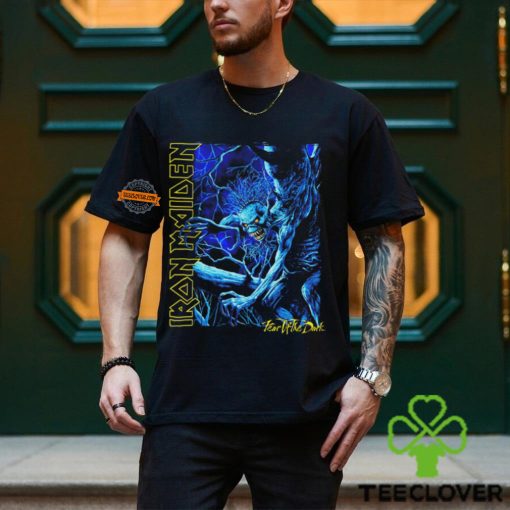 Iron Maiden   Blue Monster Charcoal   T Shirt