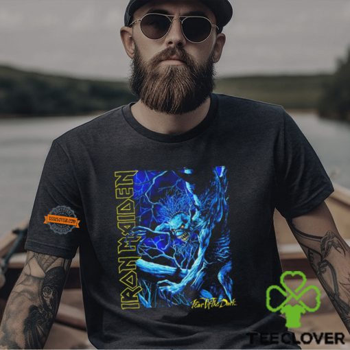Iron Maiden   Blue Monster Charcoal   T Shirt