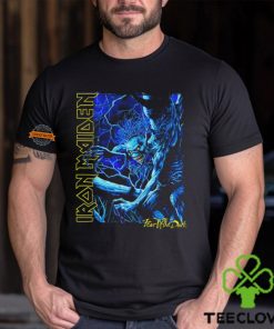 Iron Maiden Blue Monster Charcoal T Shirt