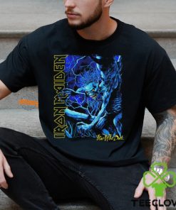 Iron Maiden Blue Monster Charcoal T Shirt