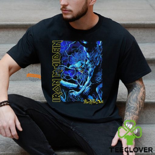 Iron Maiden   Blue Monster Charcoal   T Shirt