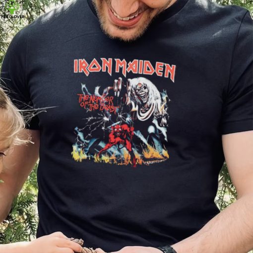 Iron Maiden The Number Of The Beast Lyrics T Shirt