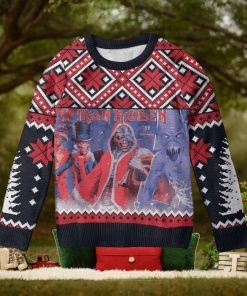 Iron Maiden The Terminator Ugly Christmas Sweater