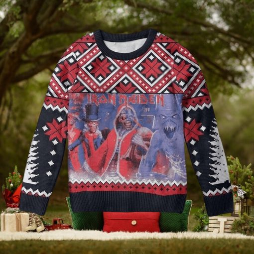Iron Maiden The Terminator Ugly Christmas Sweater