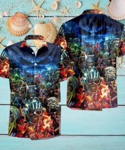 Iron Maiden This Time It Is War 2024 Summer Trend Fan Gifts Hawaiian Shirt