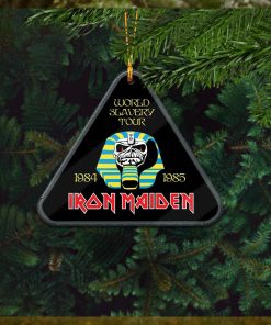 Iron Maiden World Slavery Tour 1984 1985 Holiday Gifts Christmas Tree Ornament
