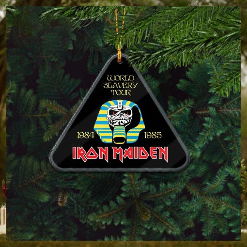 Iron Maiden World Slavery Tour 1984 1985 Holiday Gifts Christmas Tree Ornament