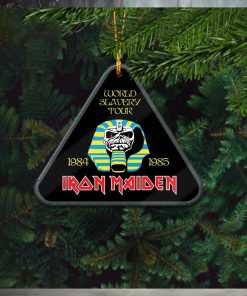 Iron Maiden World Slavery Tour 1984 1985 Holiday Gifts Christmas Tree Ornament
