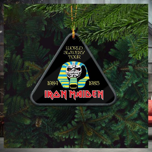 Iron Maiden World Slavery Tour 1984 1985 Holiday Gifts Christmas Tree Ornament