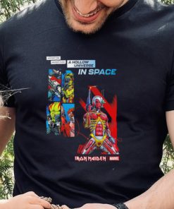 Iron Maiden X Marvel somewhere in time Guardians of the Galaxy a hollow Universe in Space shirt