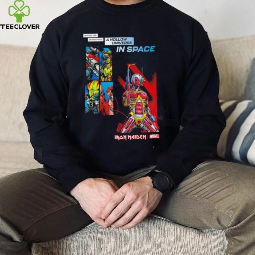 Iron Maiden X Marvel somewhere in time Guardians of the Galaxy a hollow Universe in Space hoodie, sweater, longsleeve, shirt v-neck, t-shirt