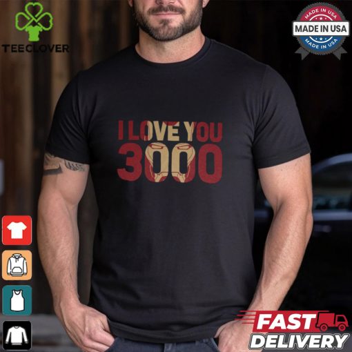 Iron Man   Love You 3000   T Shirt Shirt