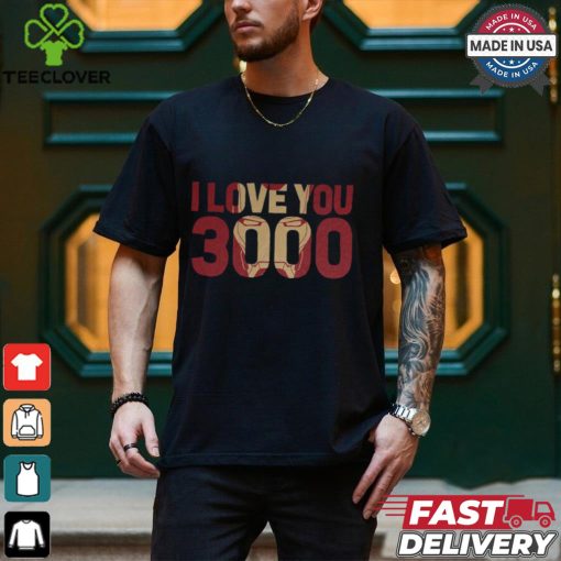 Iron Man   Love You 3000   T Shirt Shirt