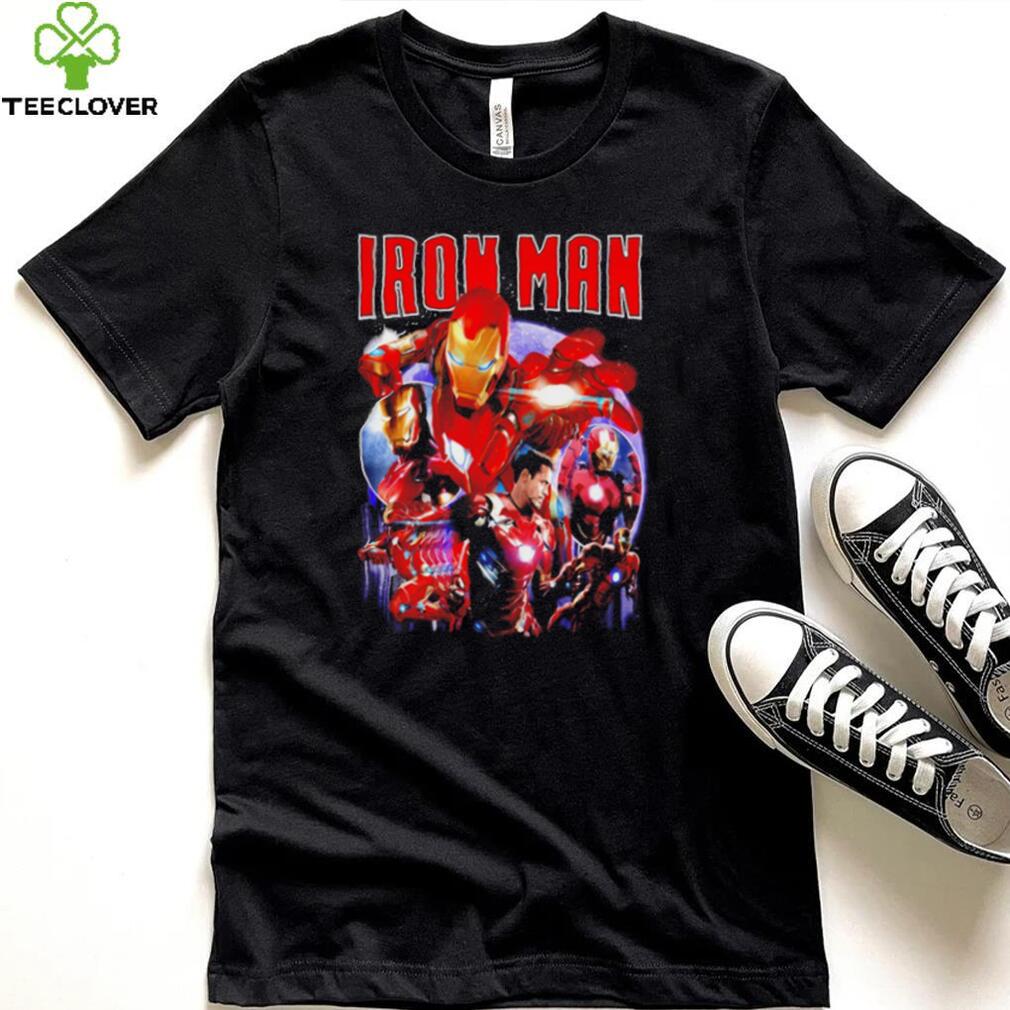 Iron Man Tony Stark American superhero portrait vintage shirt Iron Man Tony Stark American superhero portrait vintage shirt
