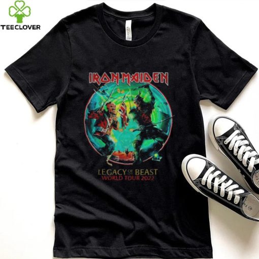 Iron maiden legacy of the beast world tour 2022 black shirt