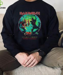 Iron maiden legacy of the beast world tour 2022 black shirt